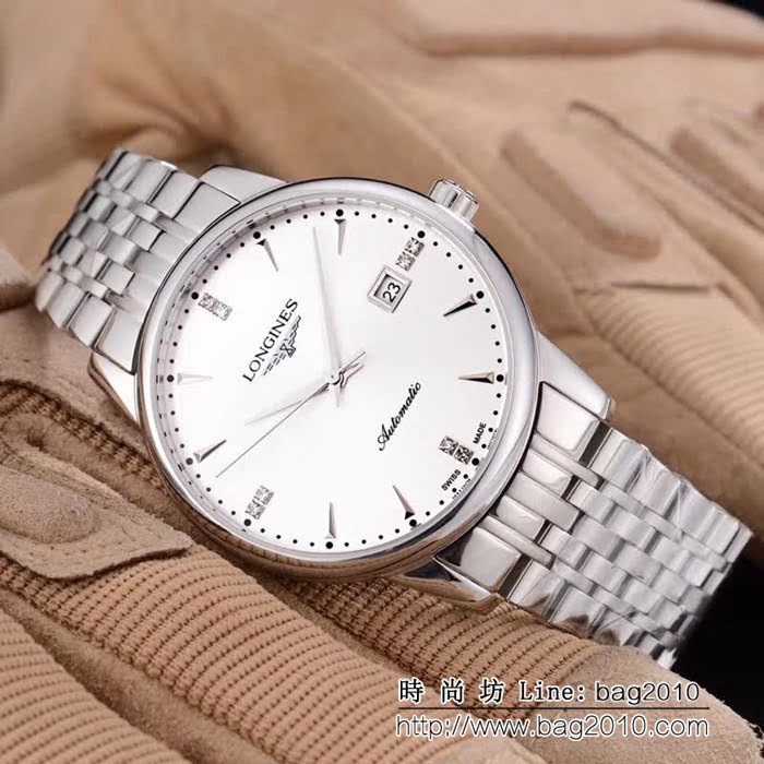 LONGINES浪琴 經典大三針 全自動機械 精品男士腕表 WSS0006